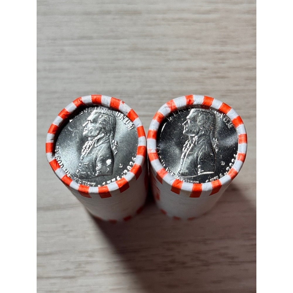 2 Rolls 250th Anniversary Quarter -‎ Take a "Chance" Find a July 4th Privy Mark!